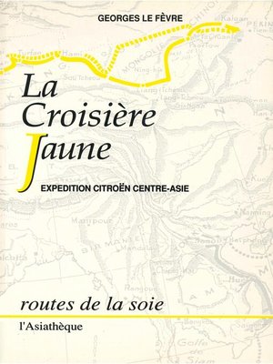 cover image of La Croisière jaune